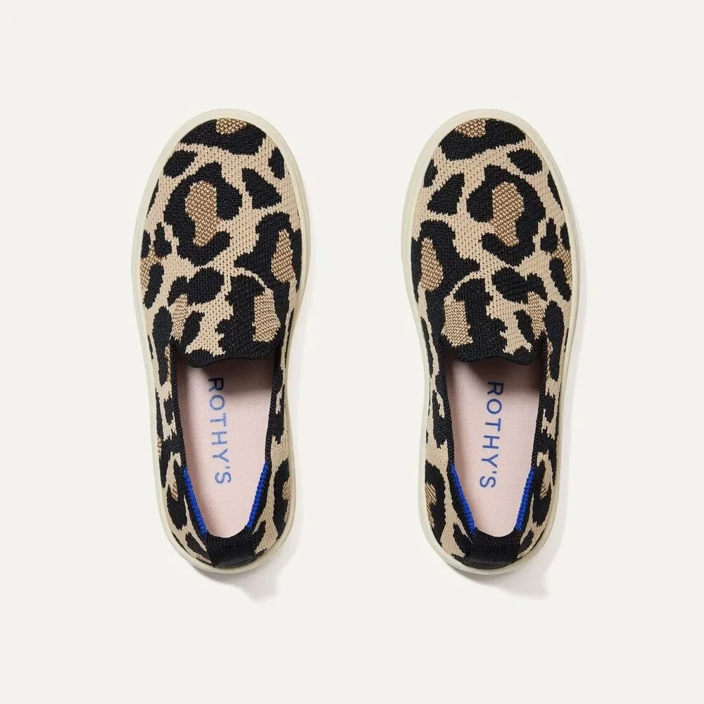 Rothy's The Kids Sneaker In Desert Cat Size 3